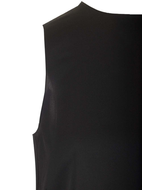 Crewneck Silk Sleeveless Top