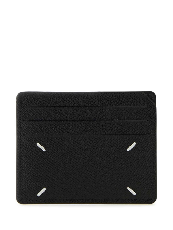 Stitch Leather Card Wallet