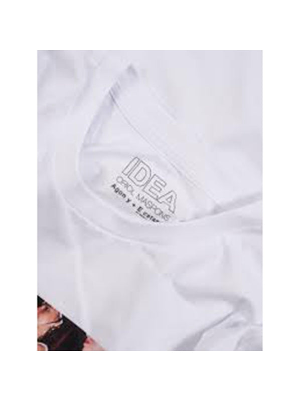 Idea White Half Sleeve