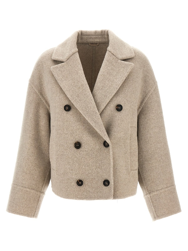 Wool Cashmere Double Coat