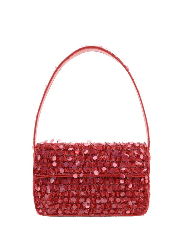 Tommy Bead Embroidery Shoulder Bag