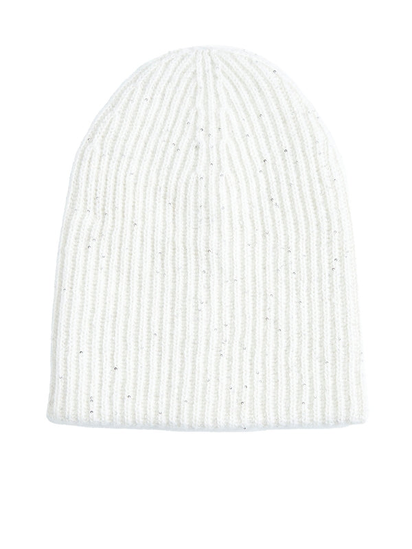 Sequin Detail Wool Blend
  Beanie