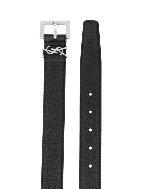 Cassandra Logo Decoration Leather Belt