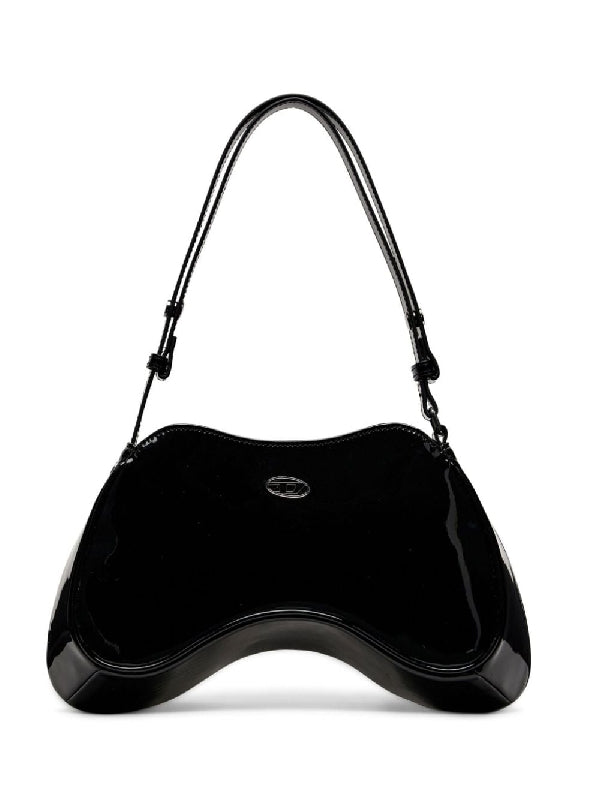 DIESEL - Play Glossy Logo Shoulder Bag - Jente