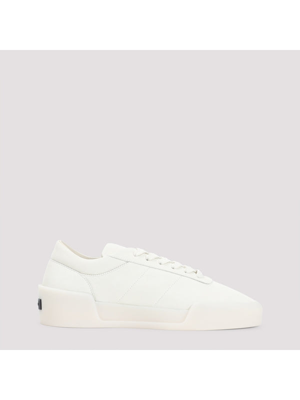 Aerobic Leather Low-Top Sneakers