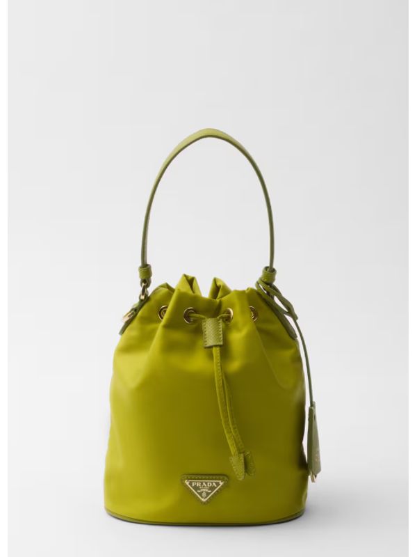 1978 Re-edition Triangle Logo Re-nylon Mini Bucket Bag