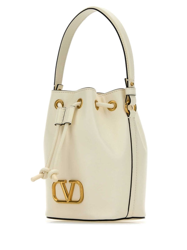 Valentino Ivory Bucket Bags