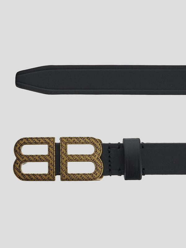 BB Logo Leather Belt