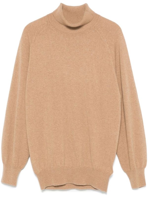 High
  Neck Cashmere Knit
