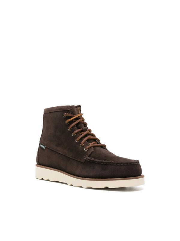 Sebago Brown Lace-Up Boots