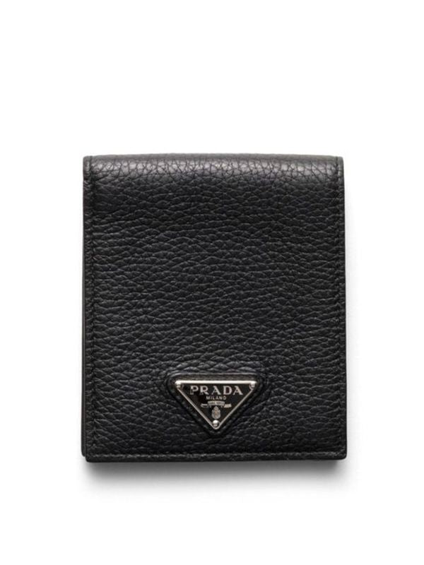 Triangle Logo
  Decorated Leather Wallet