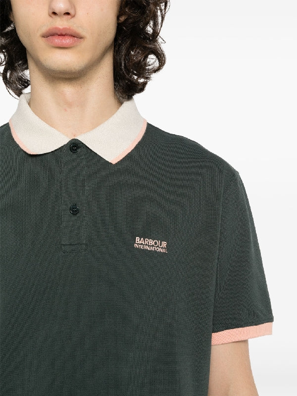 Howall Logo Embroidery Polo
  Shirt
