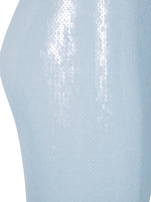 Semi-Couture Sky Blue Mini Dress