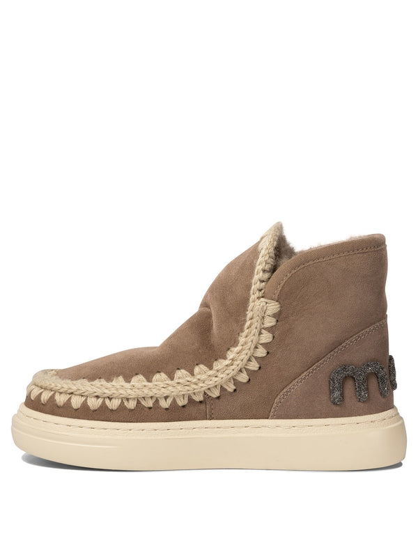 Eskimo Logo Patch Ankle Boots