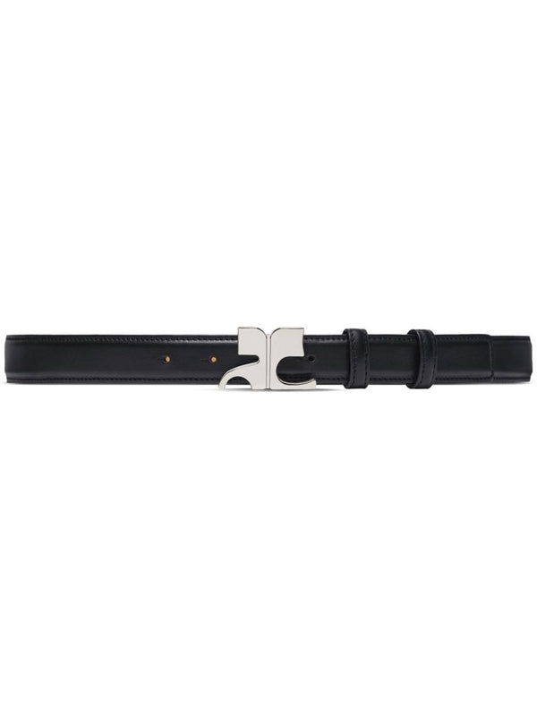 Courrèges Black Leather Belts
