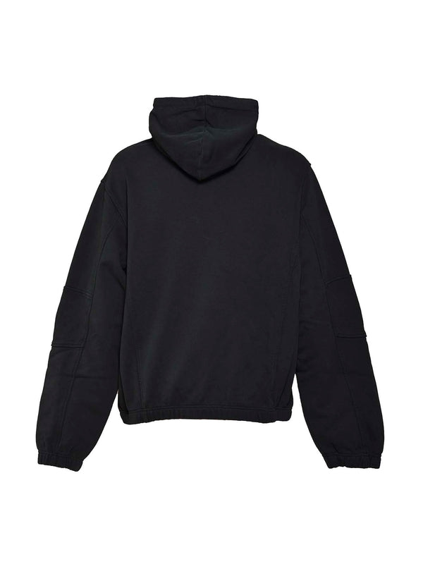 Embroidered Logo Cotton Hoodie