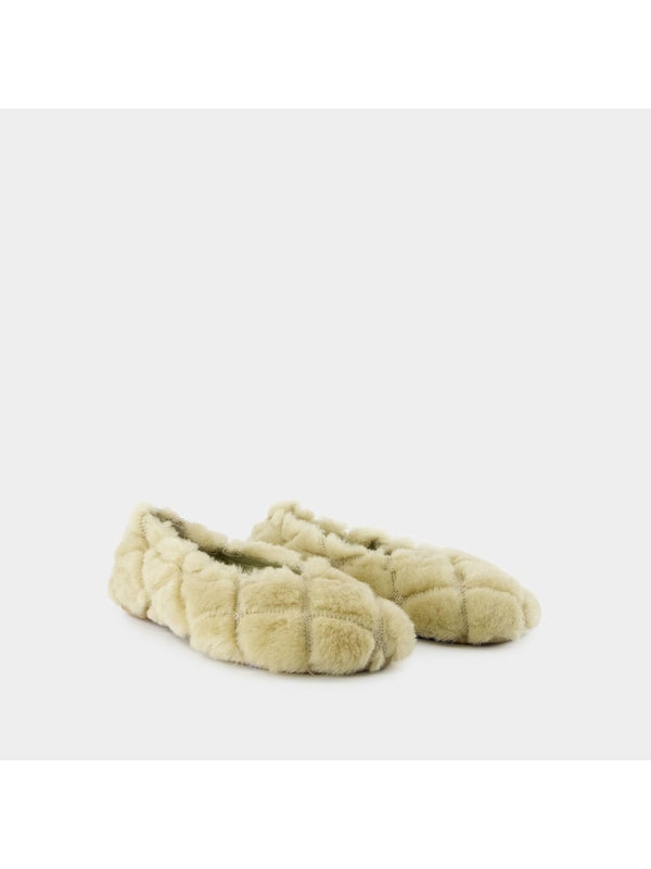 Baby Shearling Flat Shoes