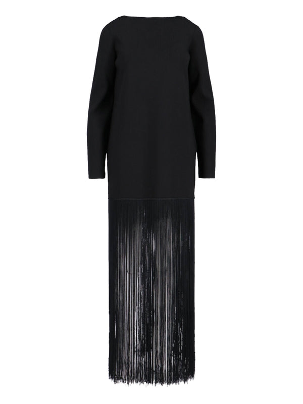 Paley Fringe Detail Viscose Dress