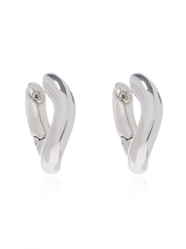 Silver Twist
  Hoop Earrings