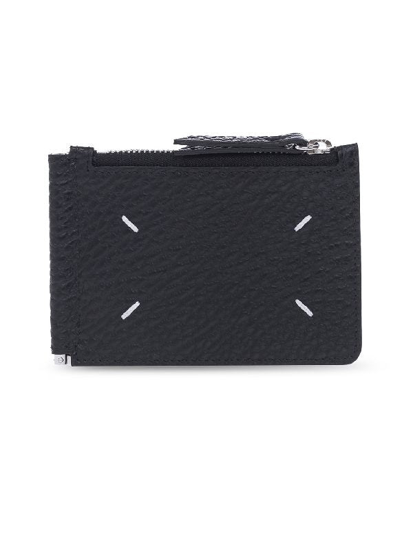 Stitch Leather
  Moneyclip Zipper Wallet