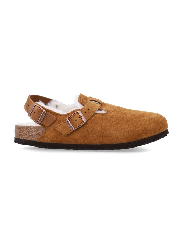 Tokyo Shearling Suede Sandals