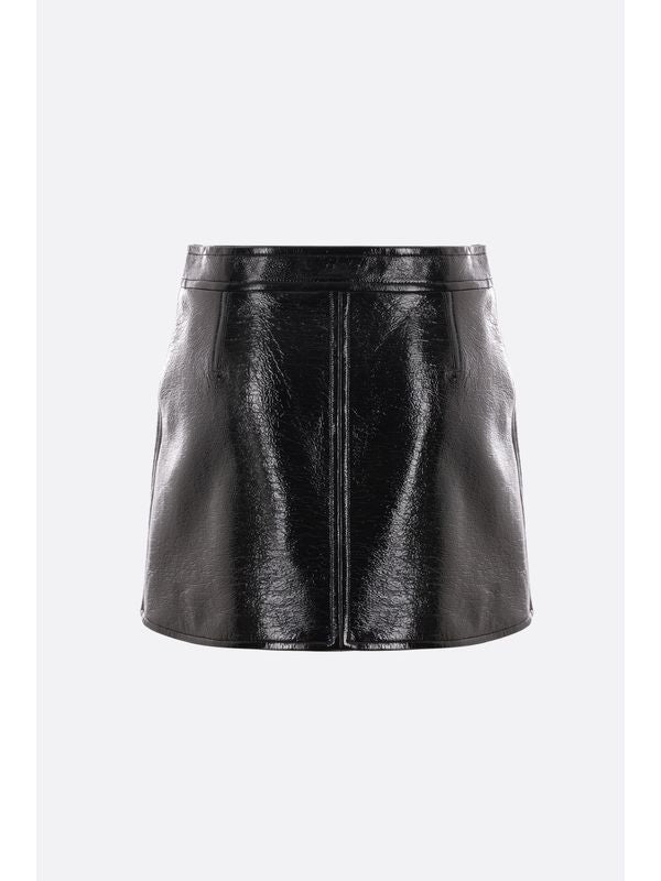 Reedition Logo Patch Cotton Blend Skirt