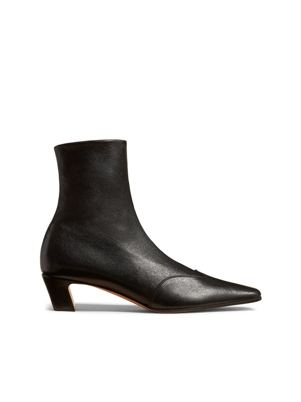 Nevada Square Toe Leather
  Ankle Boots