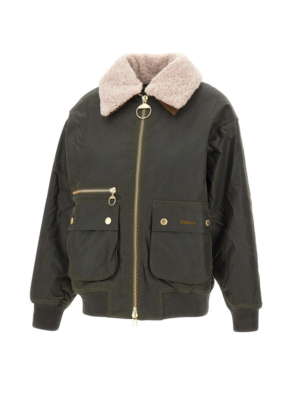 Barbour Green Bomber