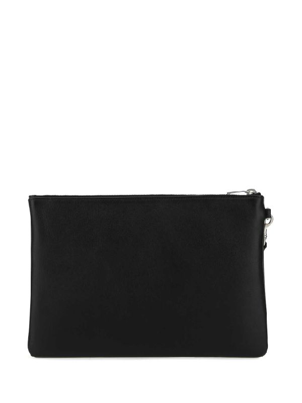 Calfskin Rive Gauche Logo Pouch