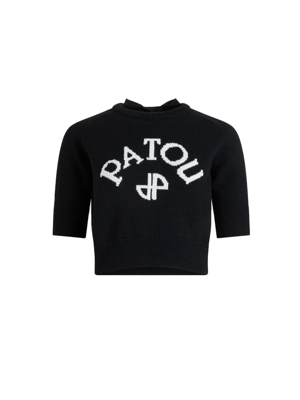 Patou Black Knitted