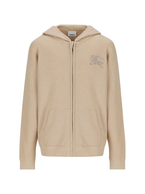 EKD Embroidery Cashmere Hood Zip-up