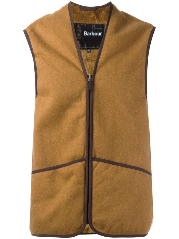 Brown Warm Pile Vest