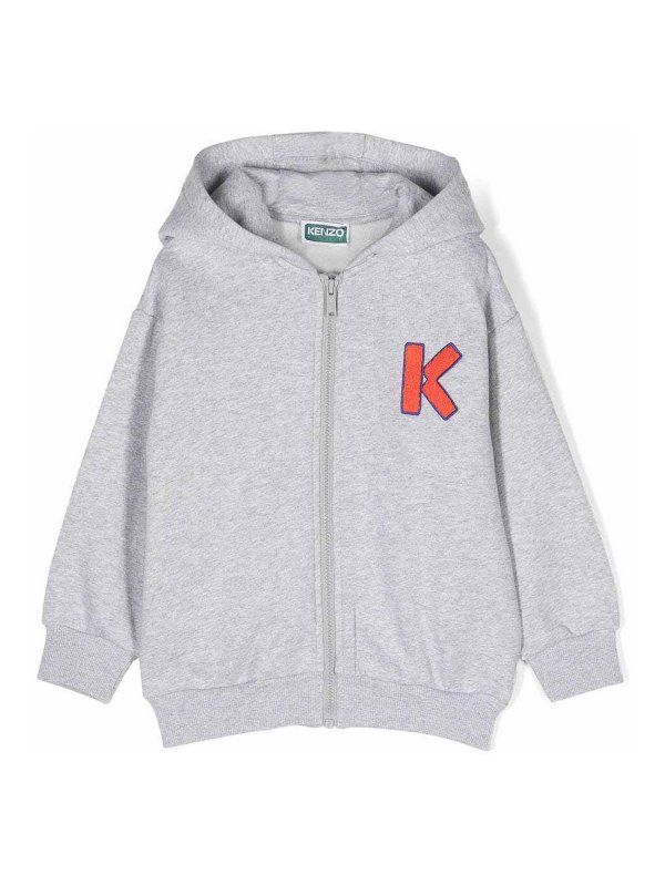 Logo Cotton Hood Zip-up