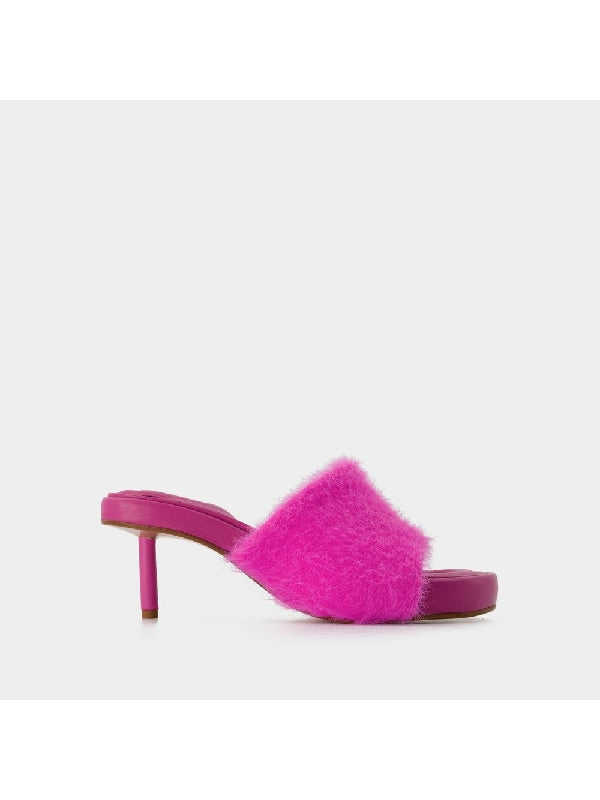 Argilla Fluffy Band Mules Heels