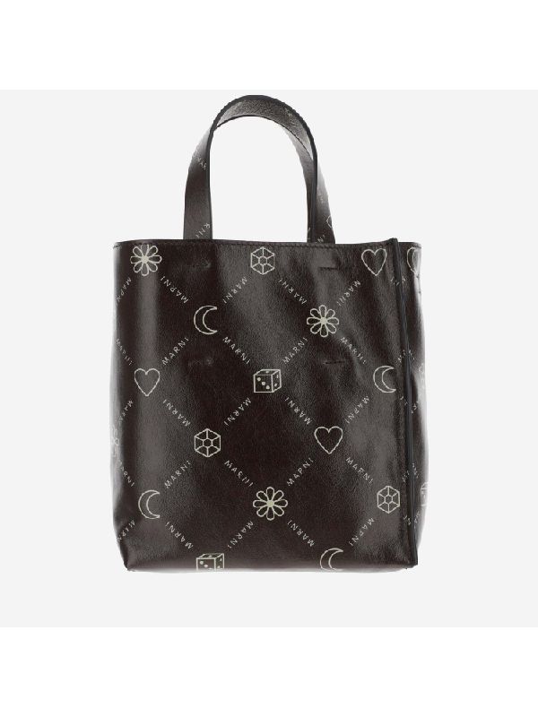 Allover Logo Print Museo Mini Bag