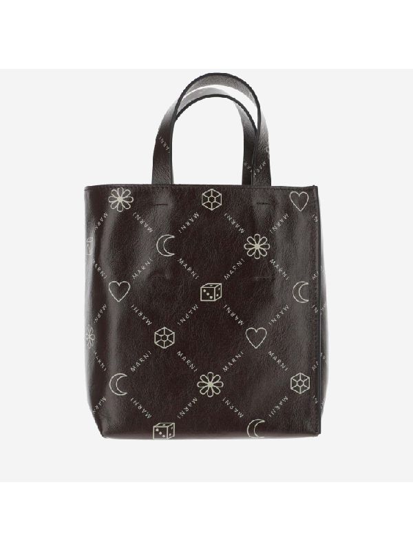 Allover Logo Print Museo Mini Bag