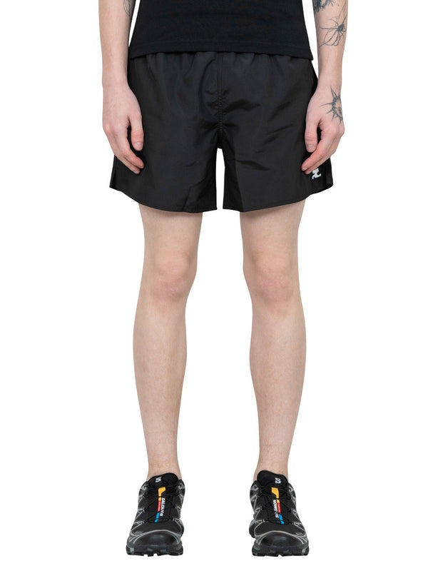 Logo Patch Nylon Swim Shorts