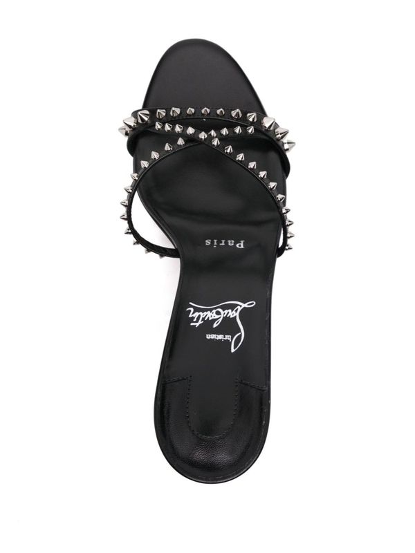 Tatoosh Spikes Leather Sandal Heel