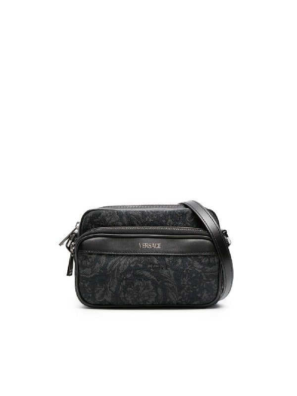 Baroque Printing Zipper Pocket Crossbody
  Bag