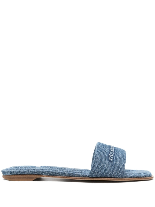 VY Logo Denim Slides