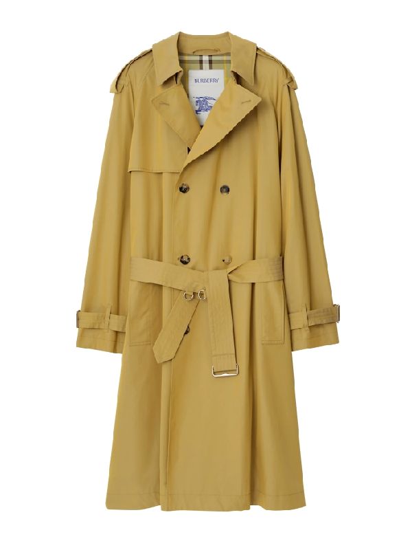 Cotton Long Trench Coat