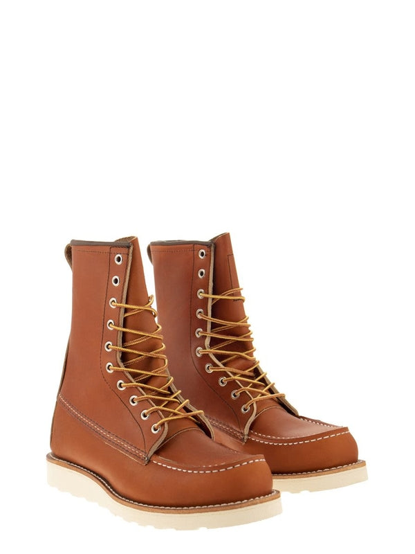 Red Wing Brown Lace-Up Boots