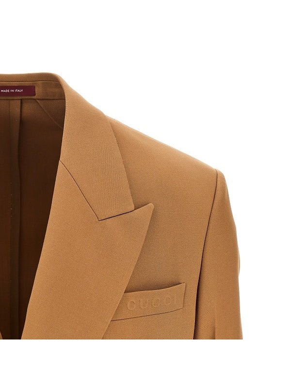 Wool Double-Breasted Jacket