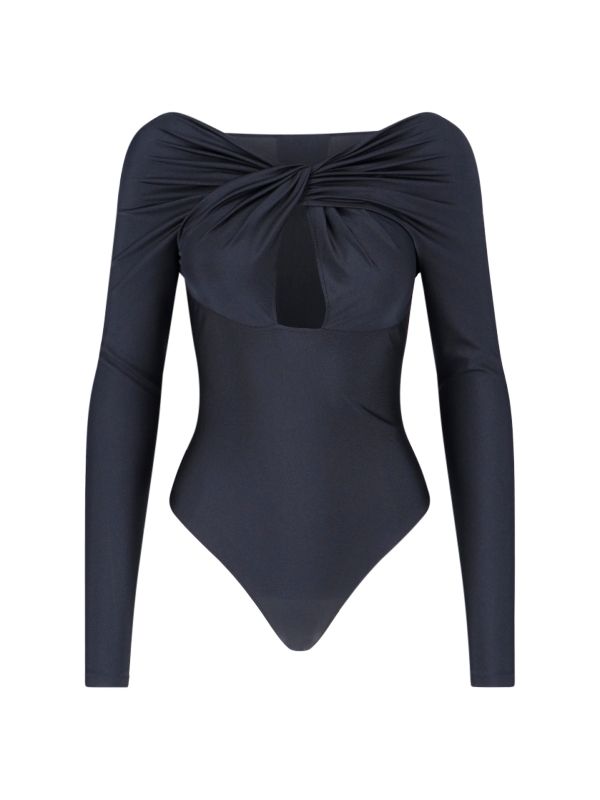 Twist Cutout Bodysuit