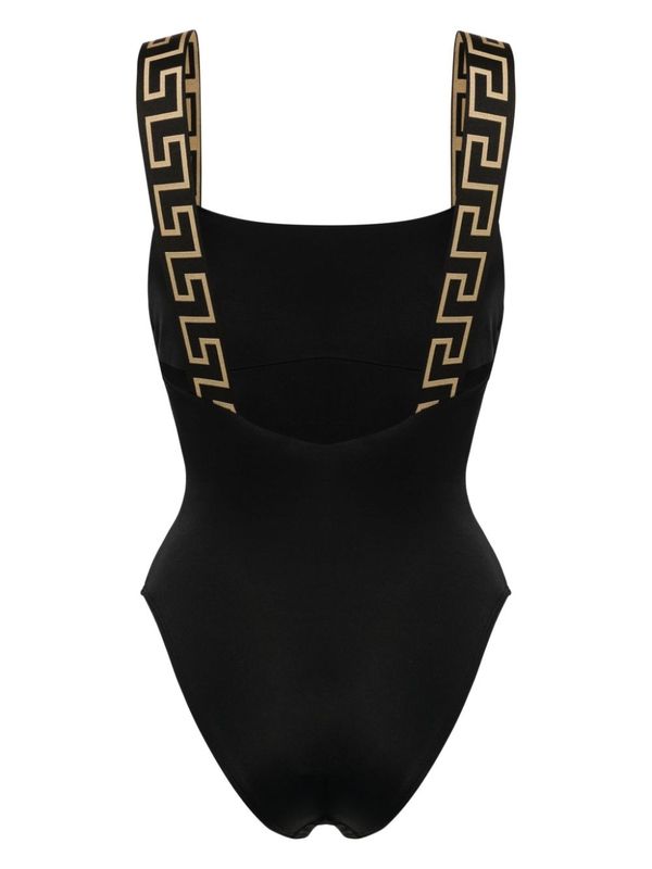 Black Jacquard Swimsuit