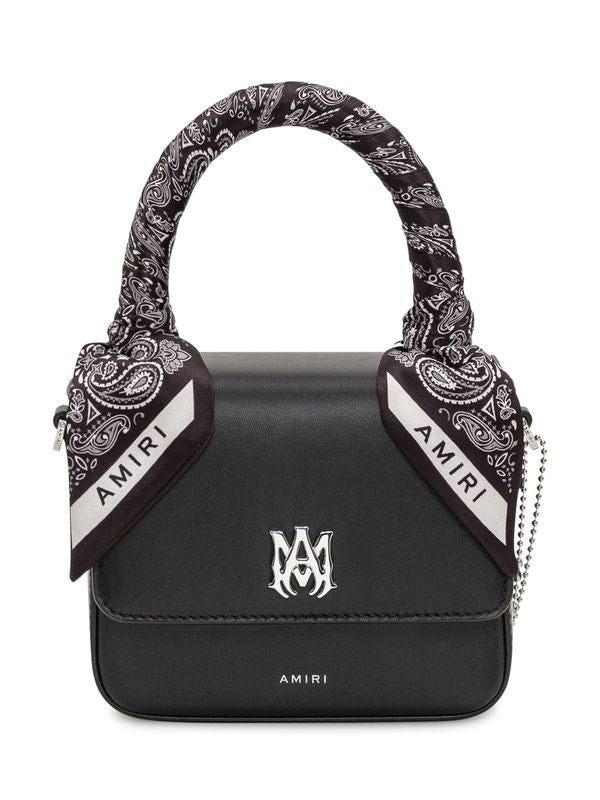 Ma Logo Scarf Accent Micro Tote Bag