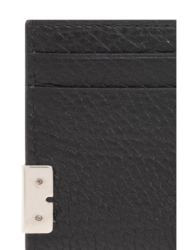 B Cut Leather Cardholder