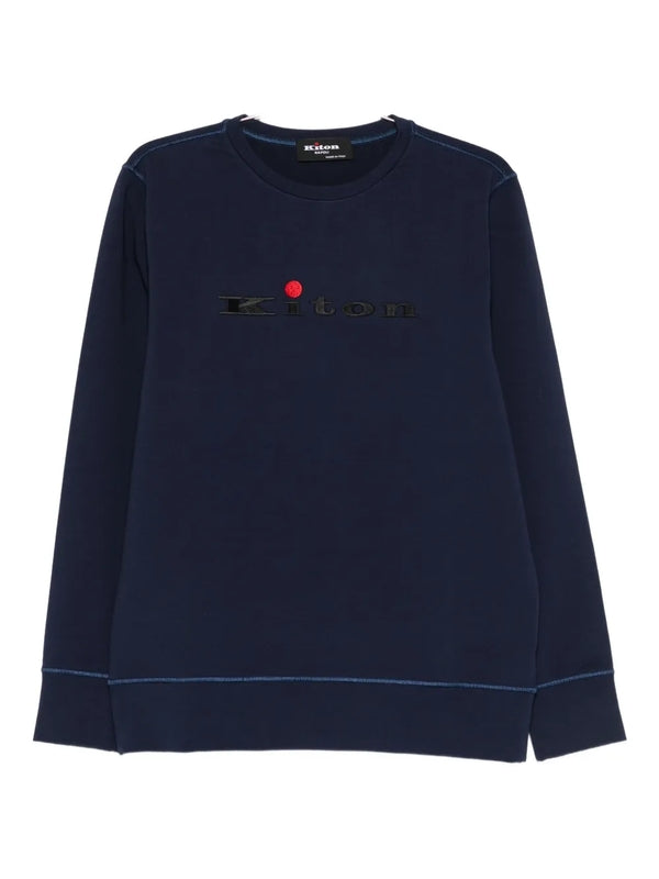 Kiton Navy Long Sleeve