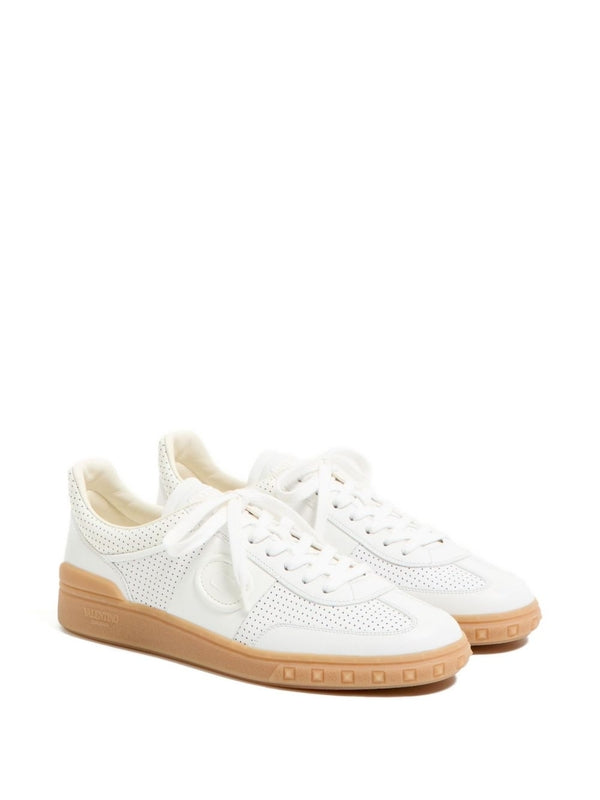 Valentino White Low Top Sneakers