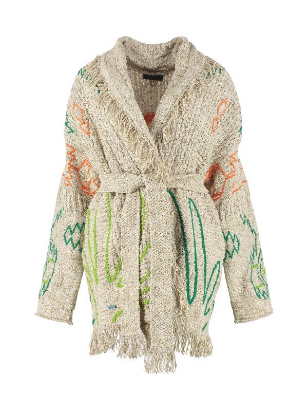 Island Icon Fringe Cardigan